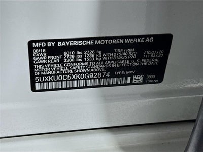 2019 BMW X6 sDrive35i