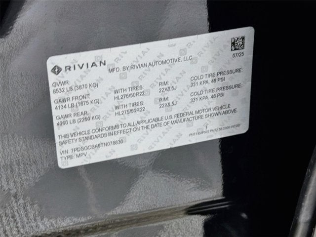 2026 Rivian R1S Dual Motor Max Pack