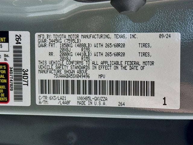 2025 Toyota Sequoia Platinum