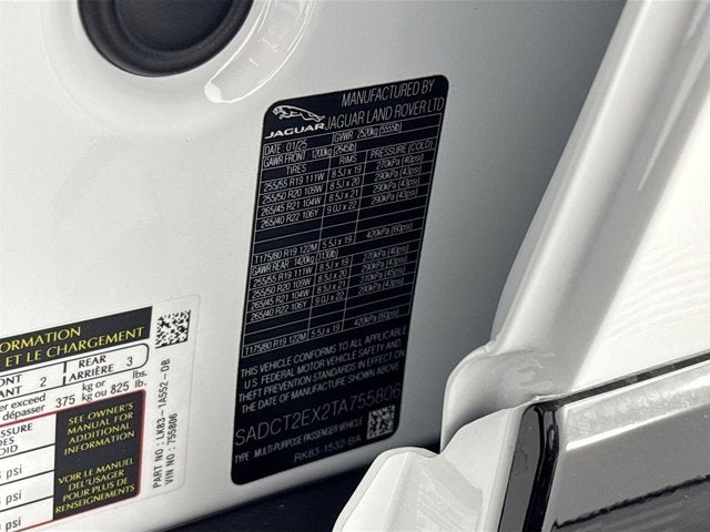 2026 Jaguar F-PACE P250 R-Dynamic S