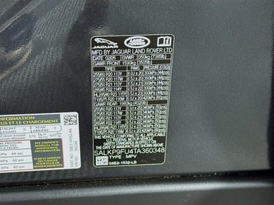 2026 Land Rover Range Rover SE
