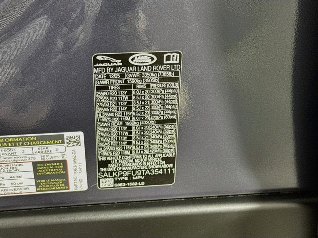 2026 Land Rover Range Rover SE