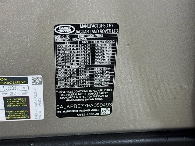 2023 Land Rover Range Rover SE