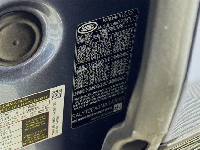 2022 Land Rover Range Rover Velar P250 R-Dynamic S