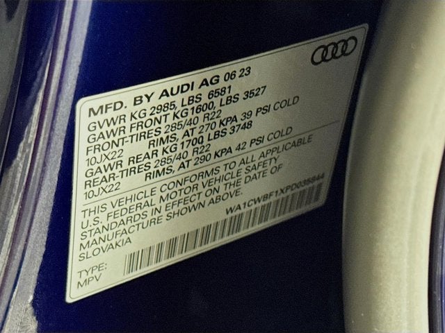 2023 Audi SQ8 Prestige