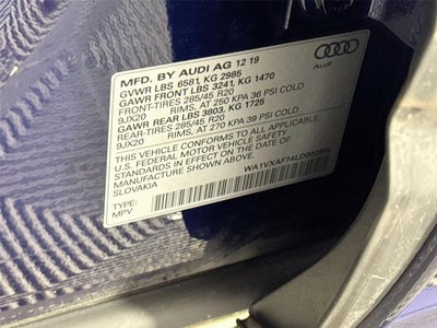 2020 Audi Q7 55 Prestige