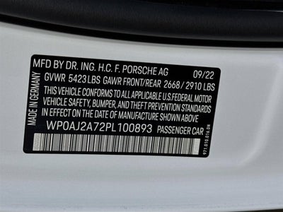 2023 Porsche Panamera 4 Platinum Edition