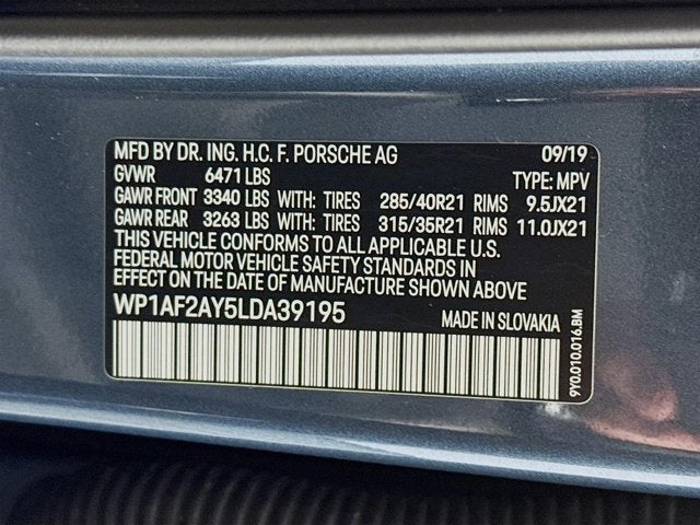 2020 Porsche Cayenne Turbo