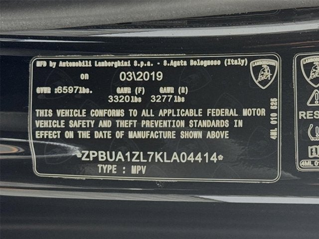 2019 Lamborghini Urus Base