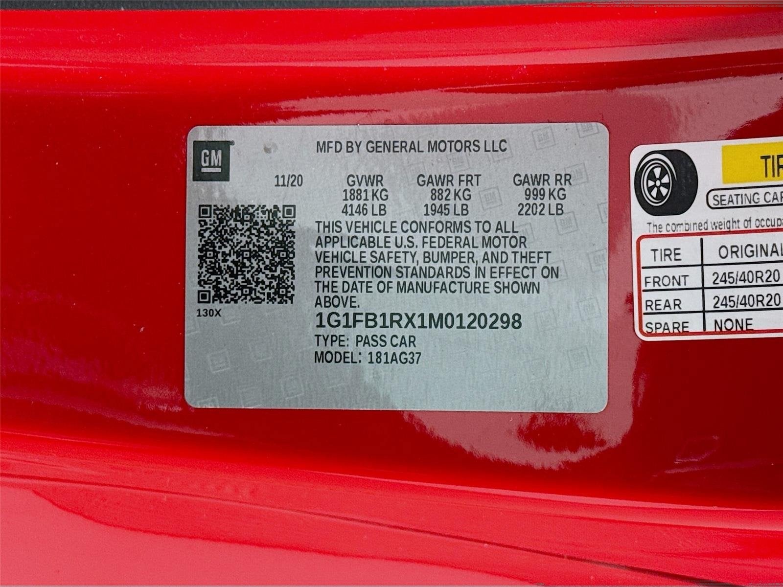 2021 Chevrolet Camaro 1LT