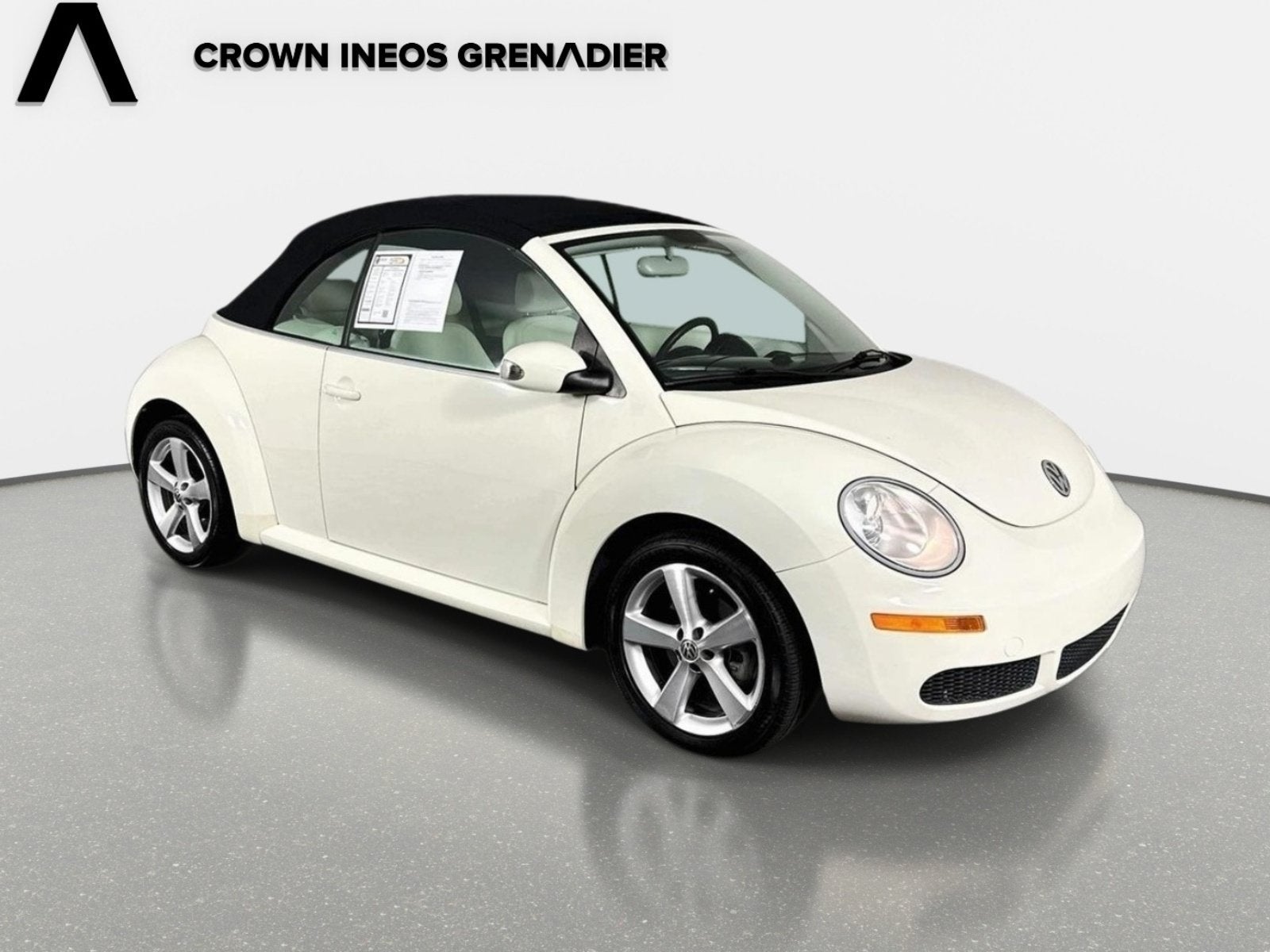 2007 Volkswagen New Beetle Convertible Triple White