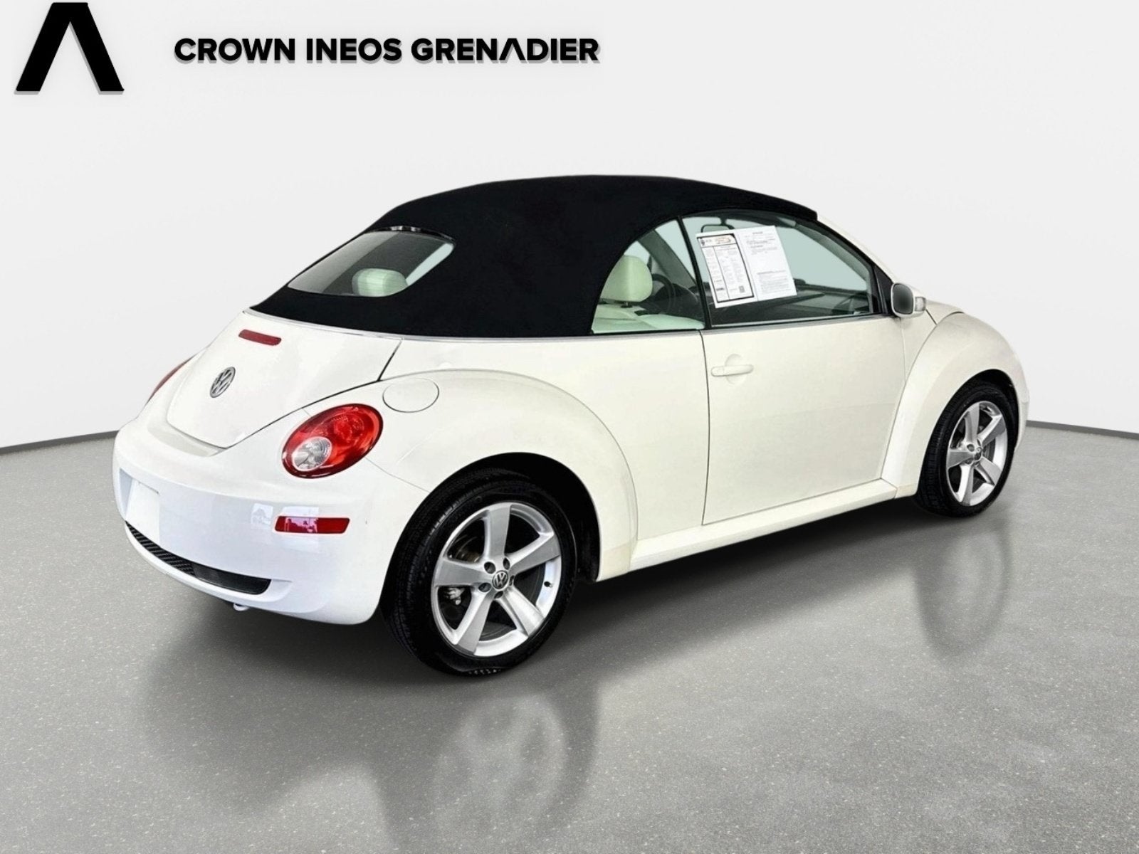 2007 Volkswagen New Beetle Convertible Triple White