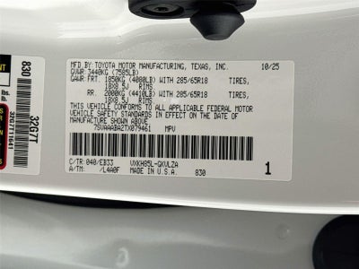 2026 Toyota Sequoia TRD Pro