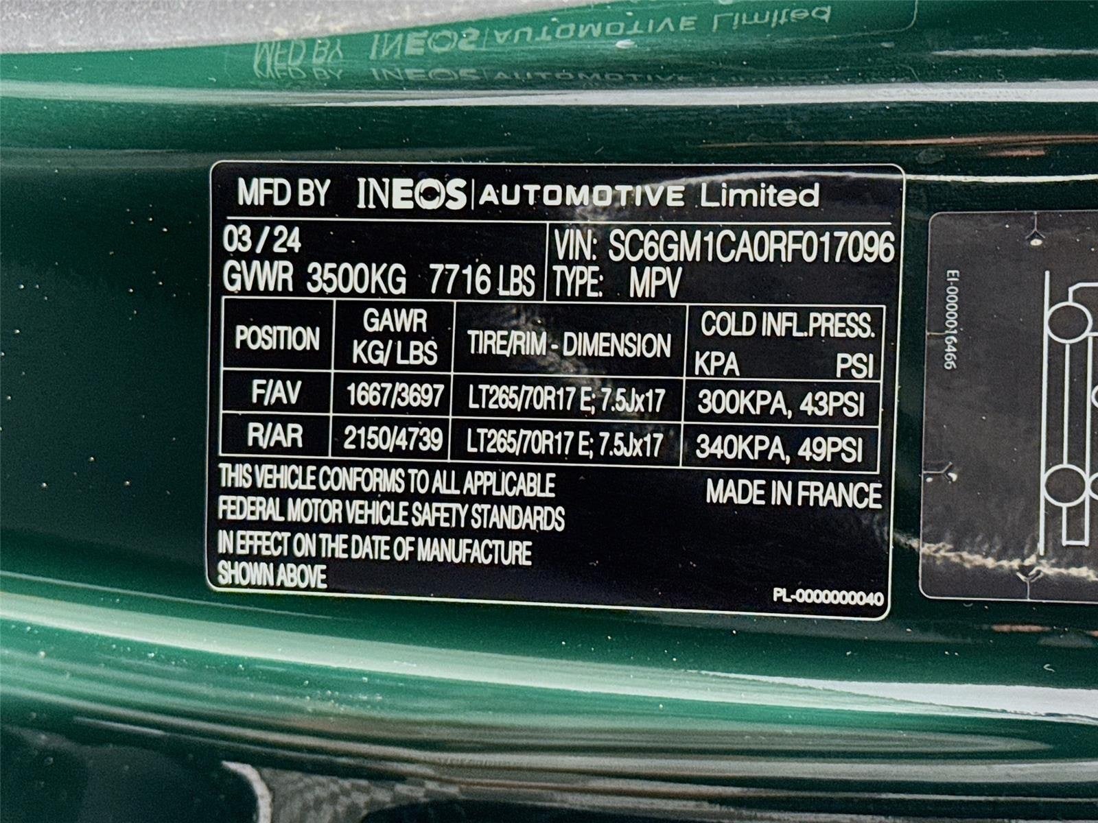 2024 INEOS Grenadier Station Wagon Base