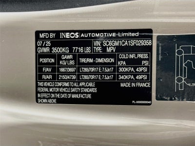 2025 INEOS Grenadier Station Wagon 1924 Limited Edition