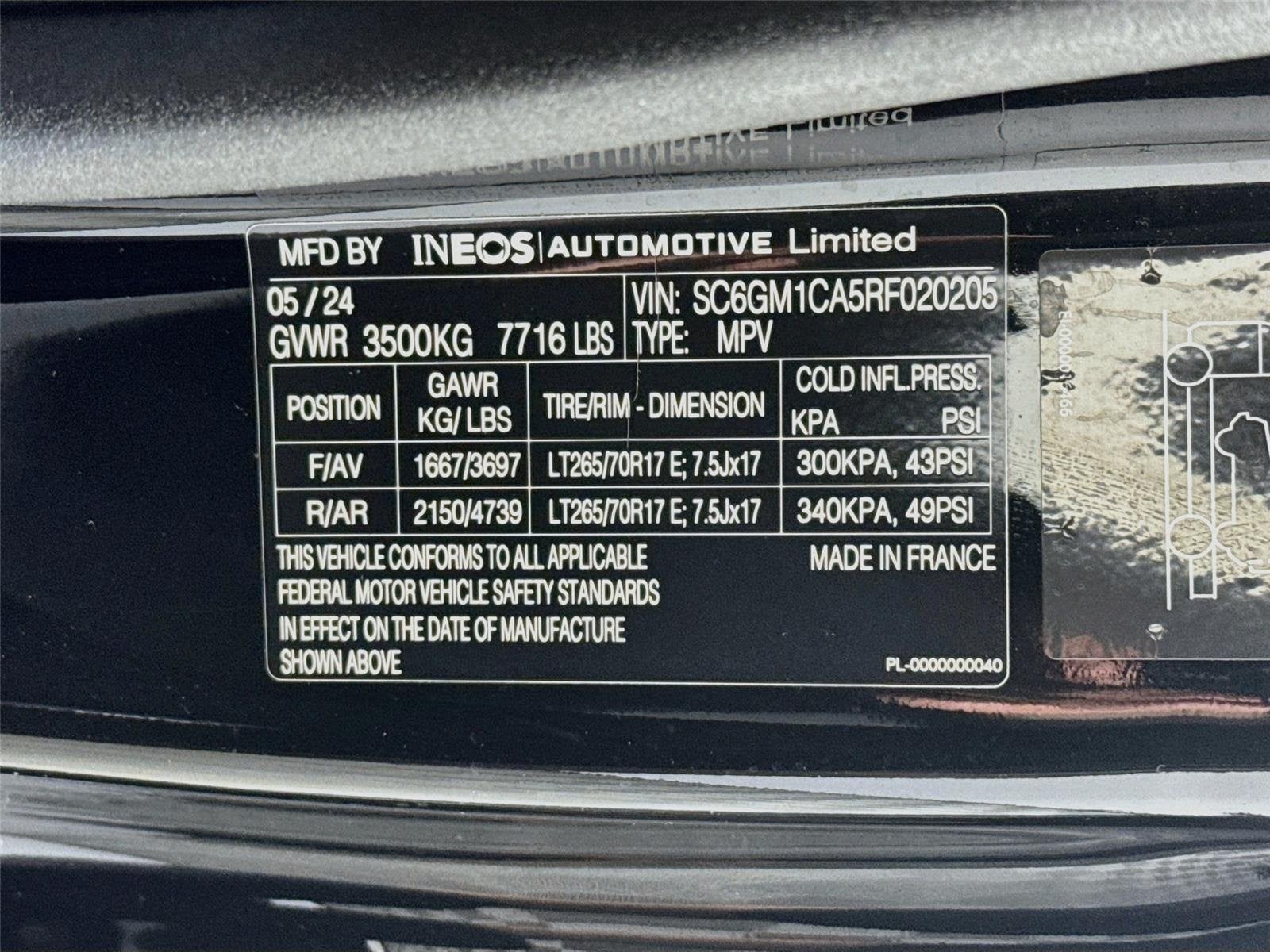 2024 INEOS Grenadier Station Wagon Base