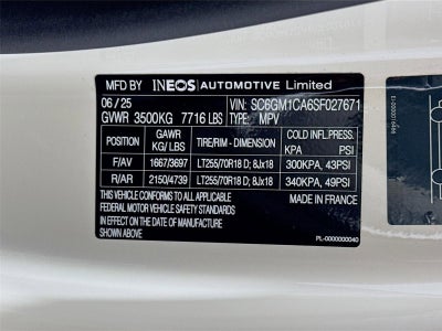 2025 INEOS Grenadier Station Wagon Fieldmaster Edition