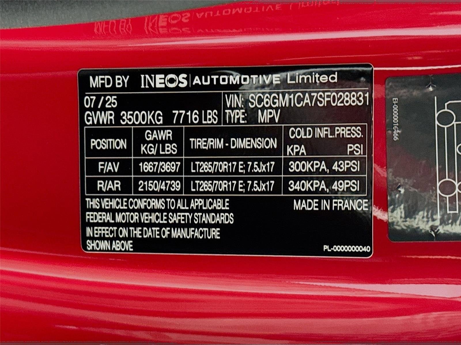2025 INEOS Grenadier Station Wagon Trialmaster Edition