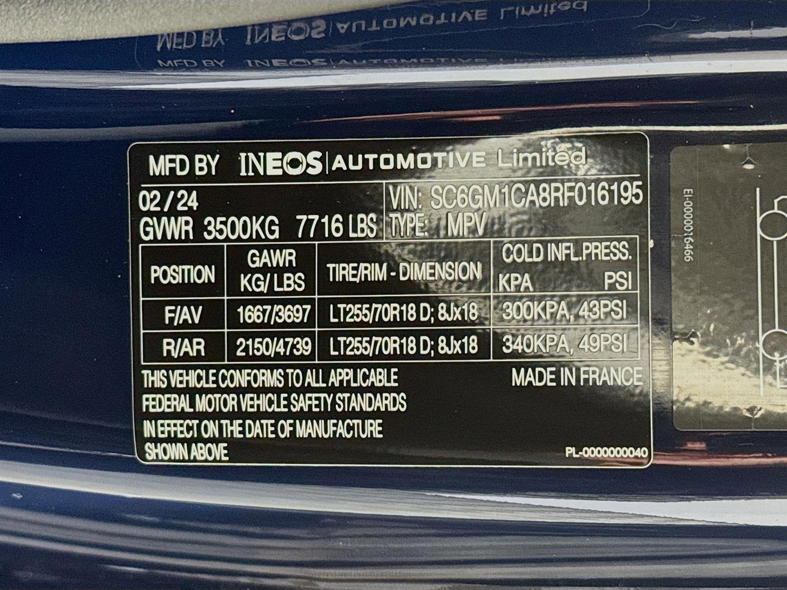 2024 INEOS Grenadier Station Wagon Trialmaster Edition