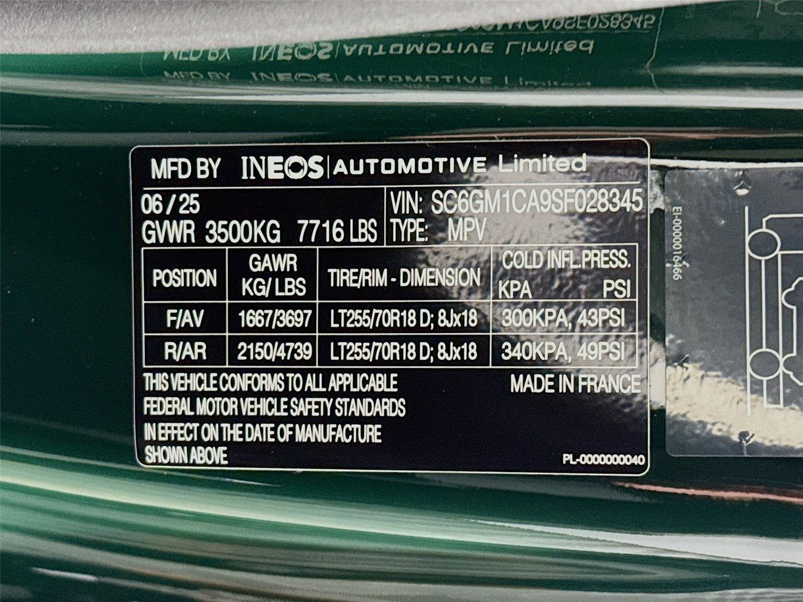 2025 INEOS Grenadier Station Wagon Fieldmaster Edition