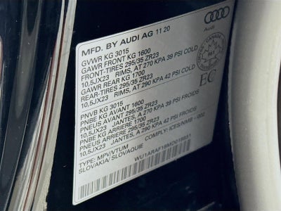 2021 Audi RS Q8 4.0T