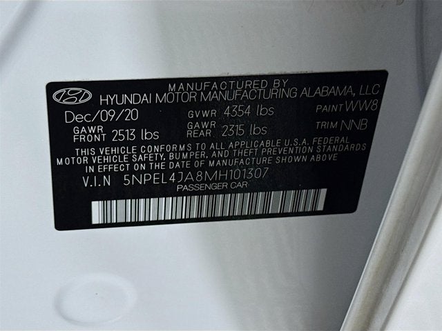 2021 Hyundai Sonata SEL