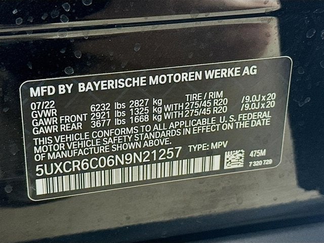 2022 BMW X5 xDrive40i