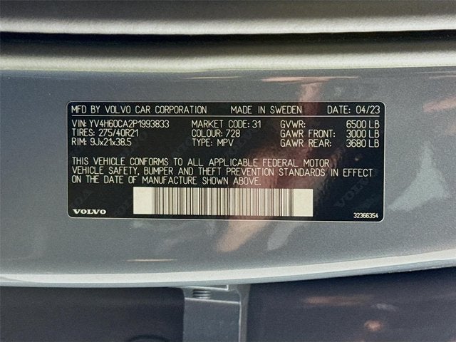 2023 Volvo XC90 Recharge Plug-In Hybrid Ultimate Bright Theme
