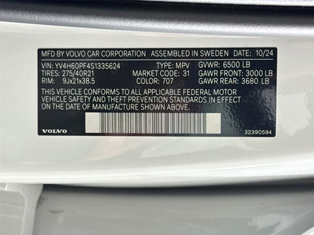 2025 Volvo XC90 Plug-In Hybrid Ultra