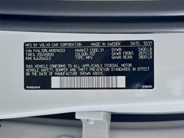 2022 Volvo XC60 Inscription