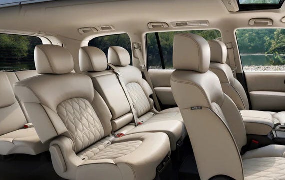2023 Nissan Armada showing 8 seats | Crown Nissan in St. Petersburg FL