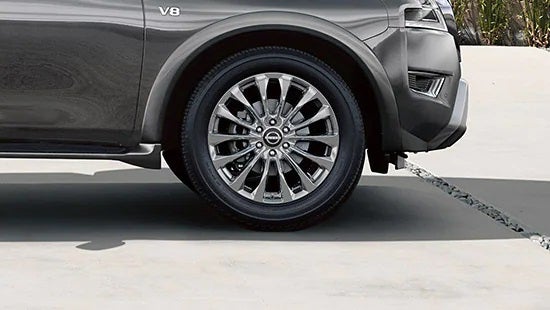 2023 Nissan Armada wheel and tire | Crown Nissan in St. Petersburg FL