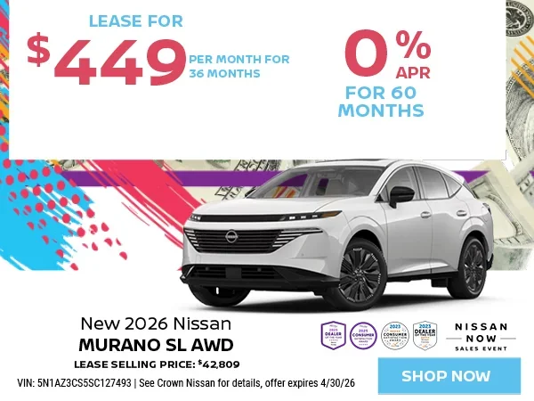 New 2026 Nissan Murano SL AWD