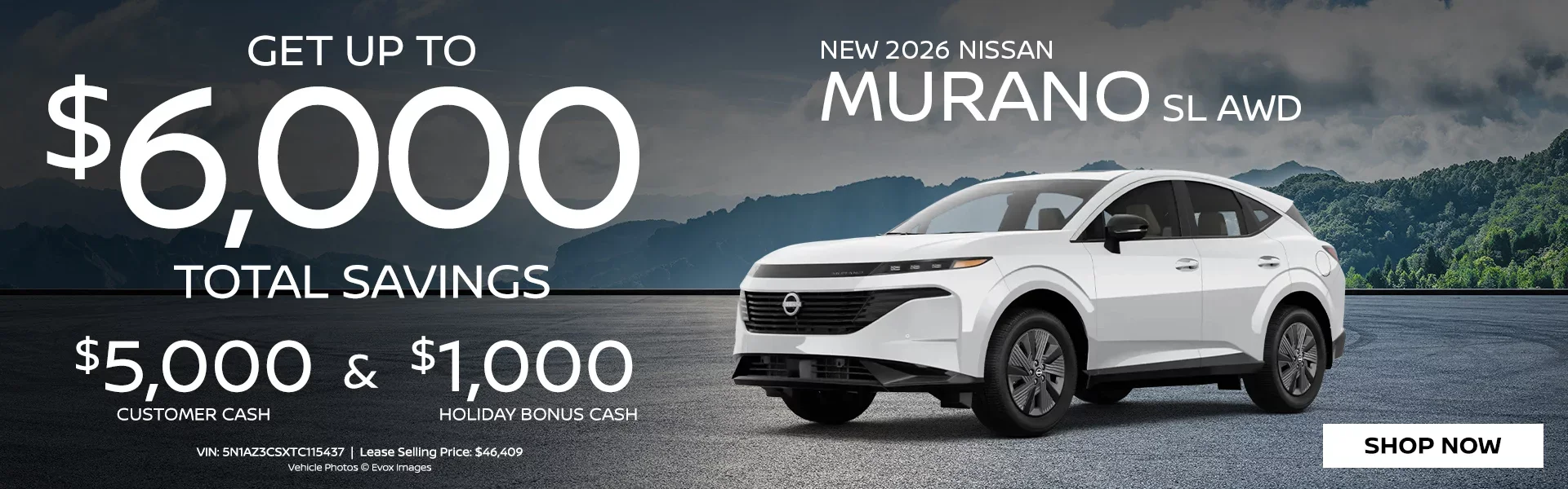 New 2026 Nissan Murano SL AWD