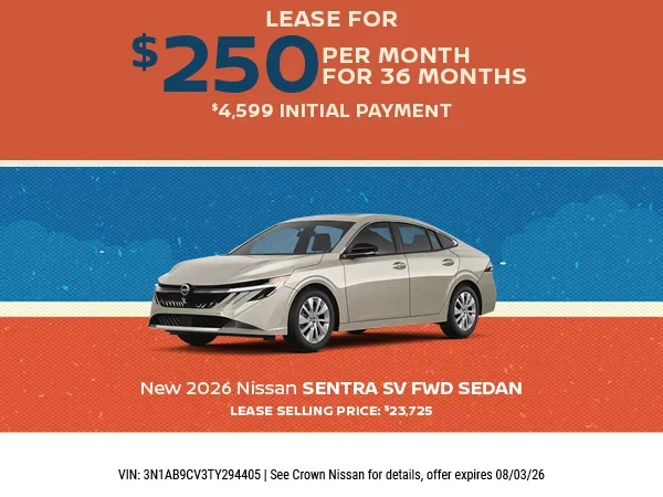 New 2026 Nissan Sentra SV FWD Sedan