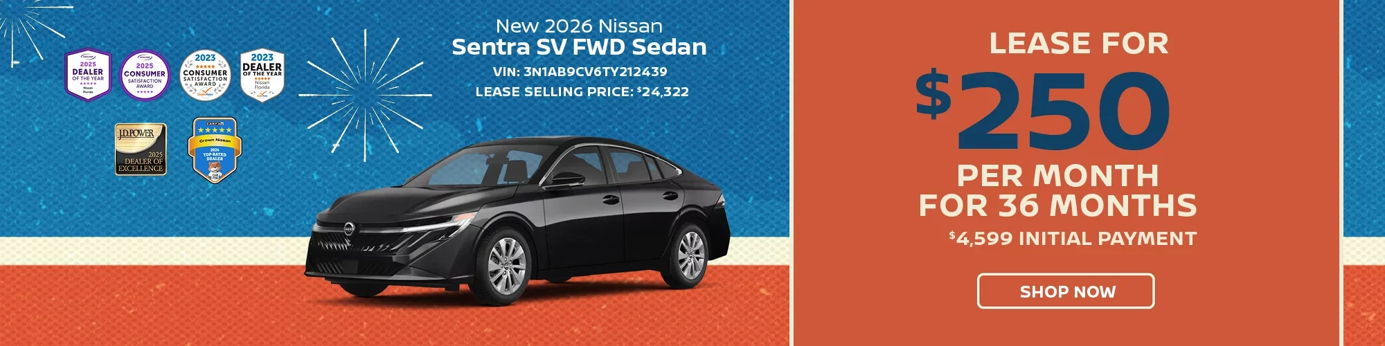 New 2026 Nissan Sentra SV FWD Sedan