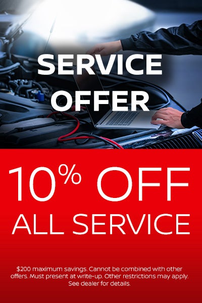 10% Off All Service