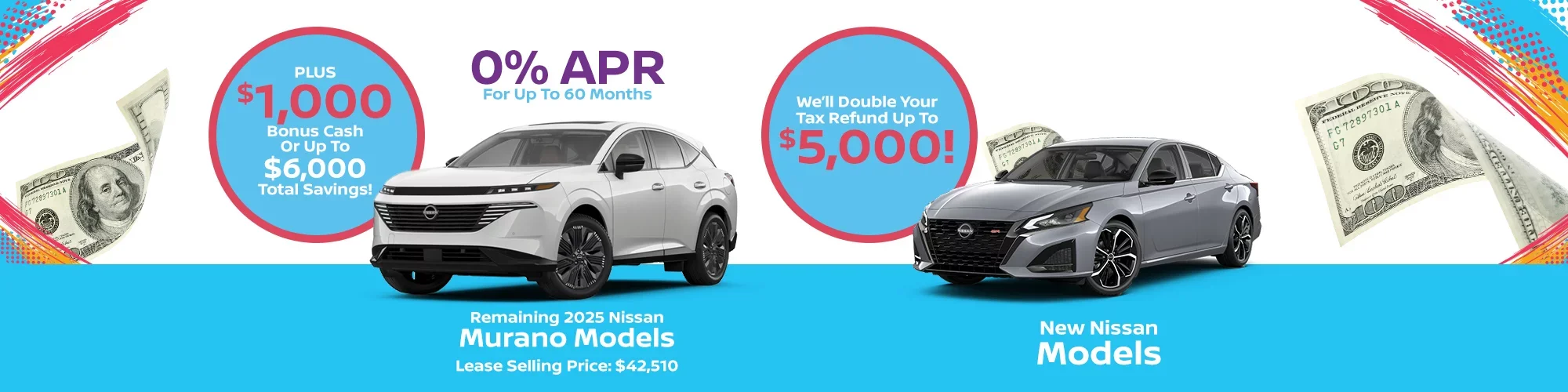 New Nissan Models Lease or APR Offers